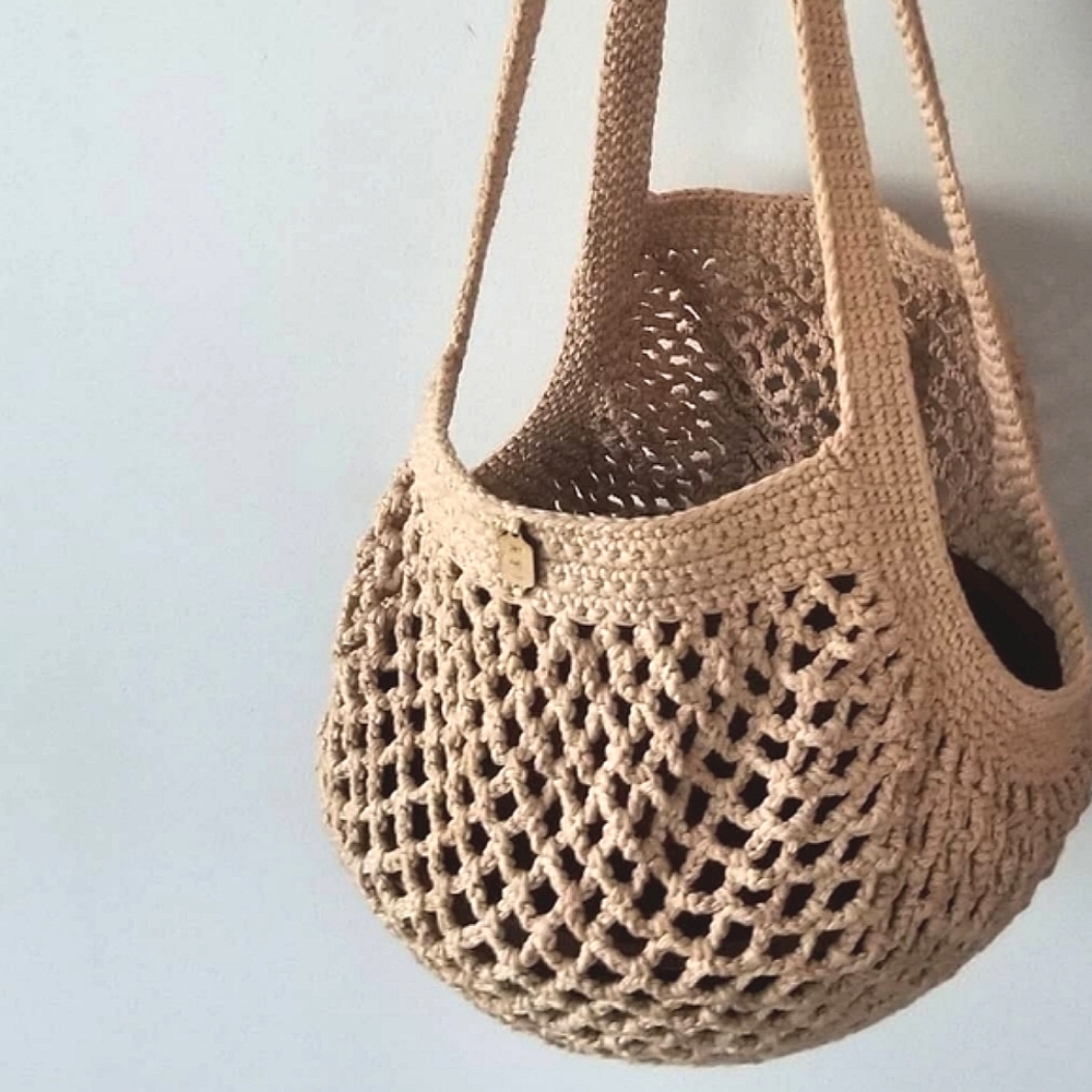 Handmade Crochet market tote